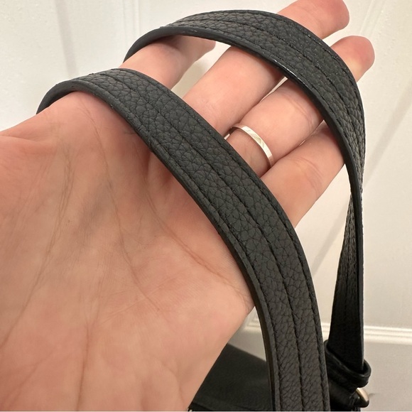 Coach Alexandra Large Hobo Black Pebbled Leather Silver Hardware - Picture 12 of 15